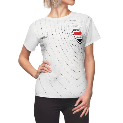 Iraq Jersey Women's White Tee — AYMEN 18