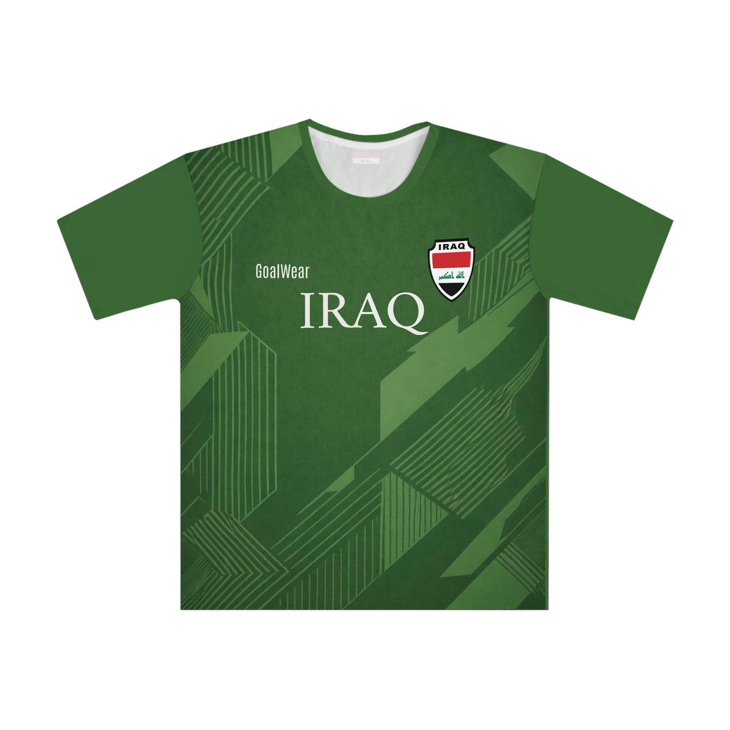 Classic Iraq Soccer Jersey Tee - Green