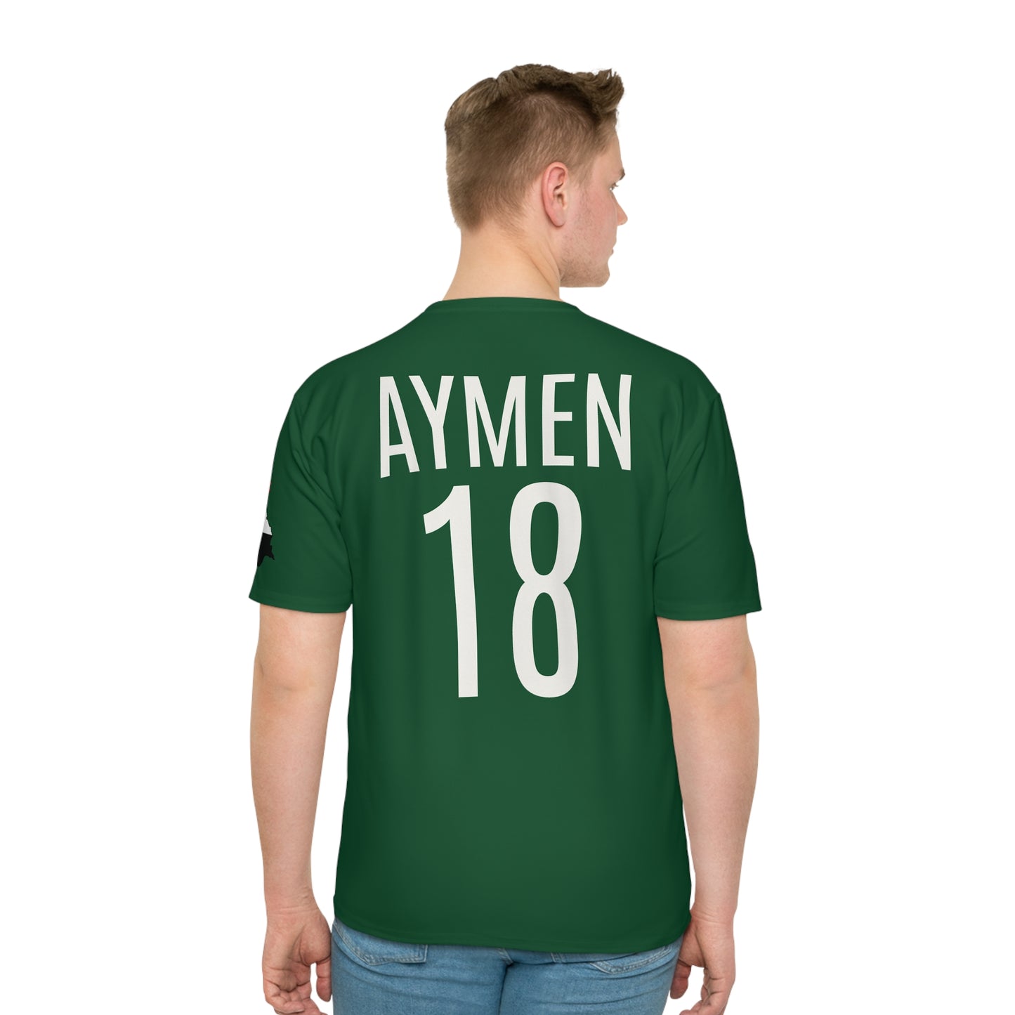 Iraq Soccer Jersey — Aymen18  Men's T‑Shirt