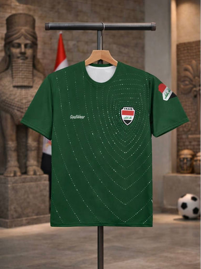Iraq Soccer Jersey — Aymen18  Men's T‑Shirt