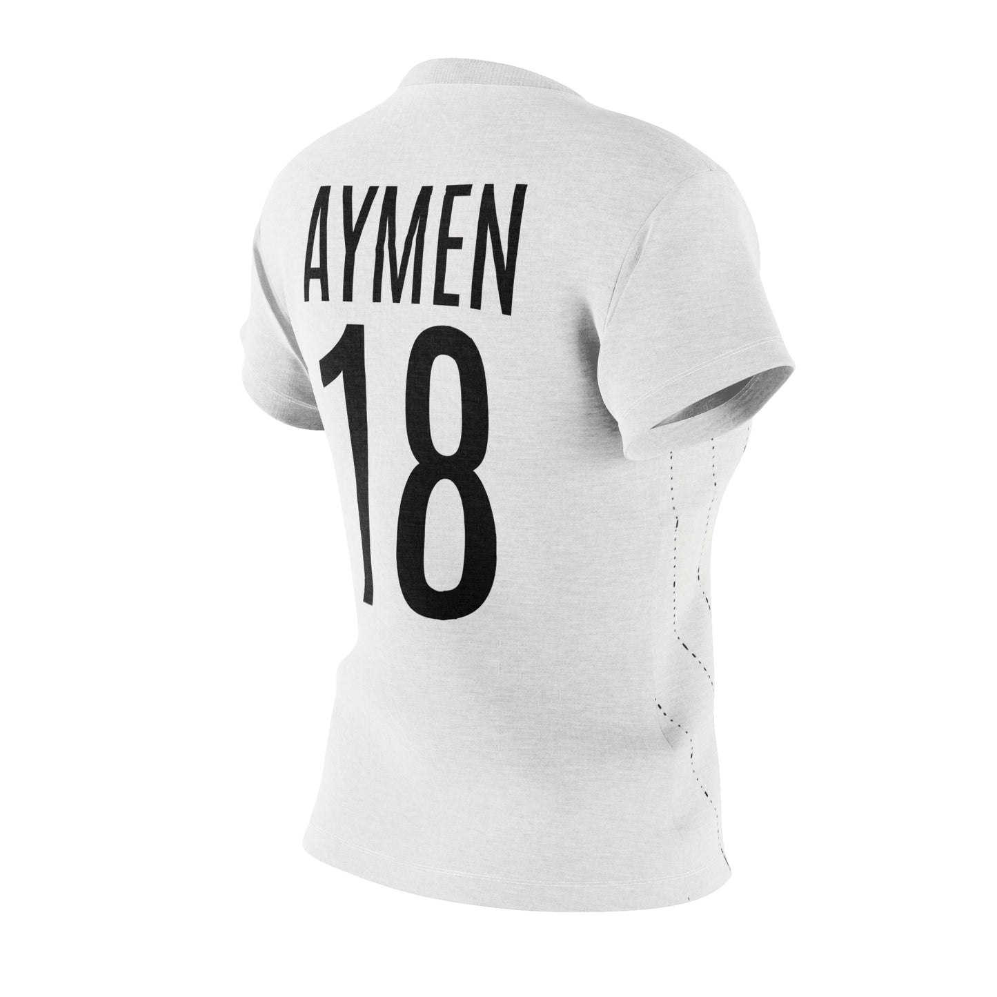 Iraq Jersey Women's White Tee — AYMEN 18