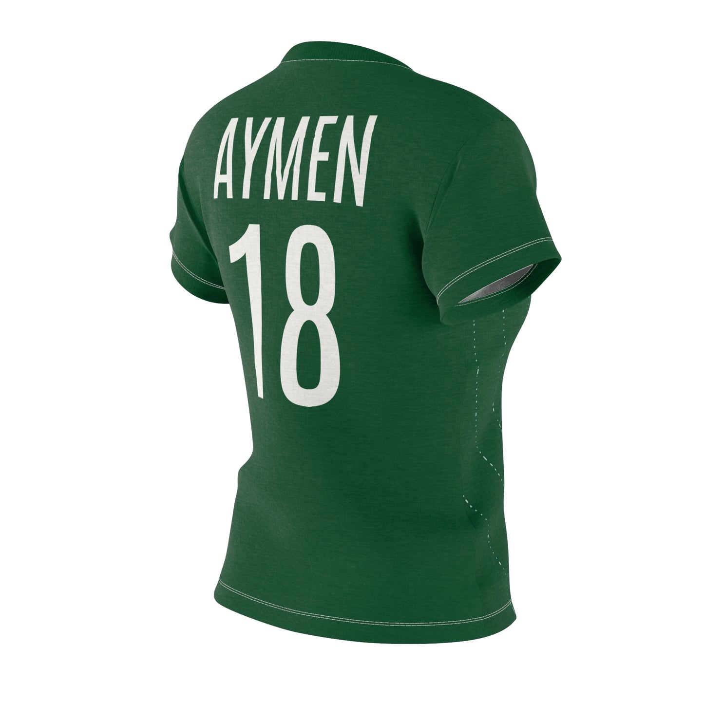 Iraq Jersey Women's Tee Green— AYMEN 18