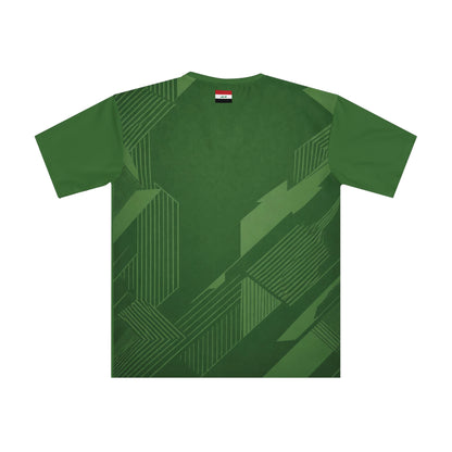 Classic Iraq Soccer Jersey Tee - Green